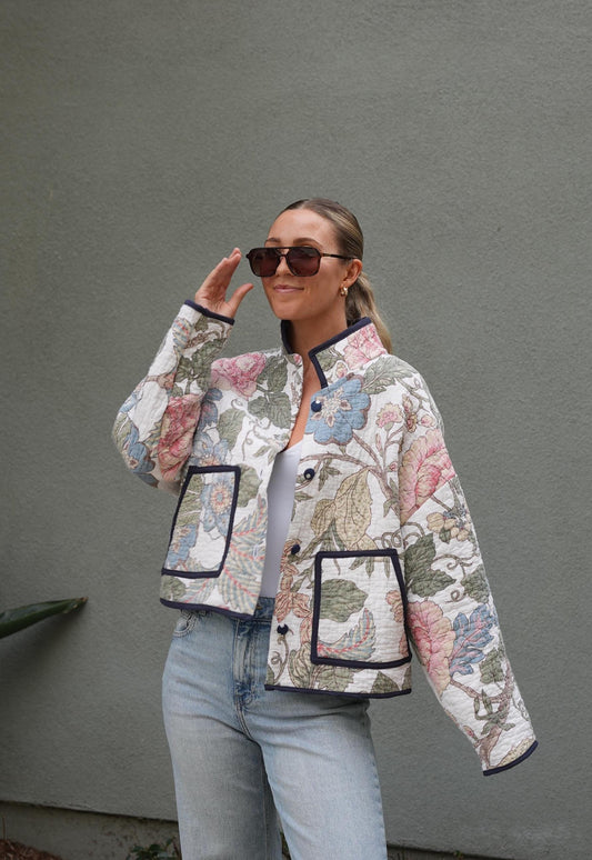 Dotti Quilted Jacket Sewing Pattern | PDF Pattern | Video Tutorial | Size XS-XXL | Instant Download