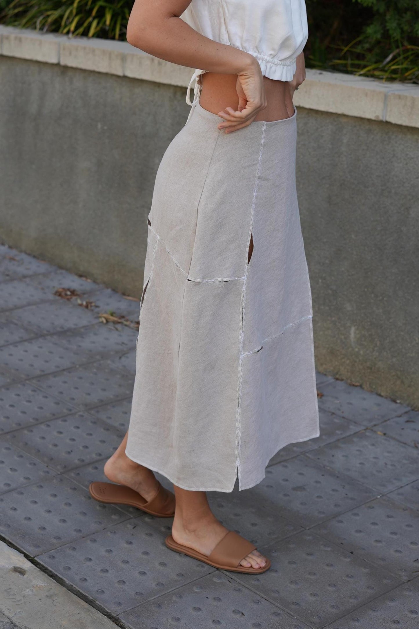 Angela Skirt Sewing Pattern, High & Low Rise, PDF Pattern (instant download)