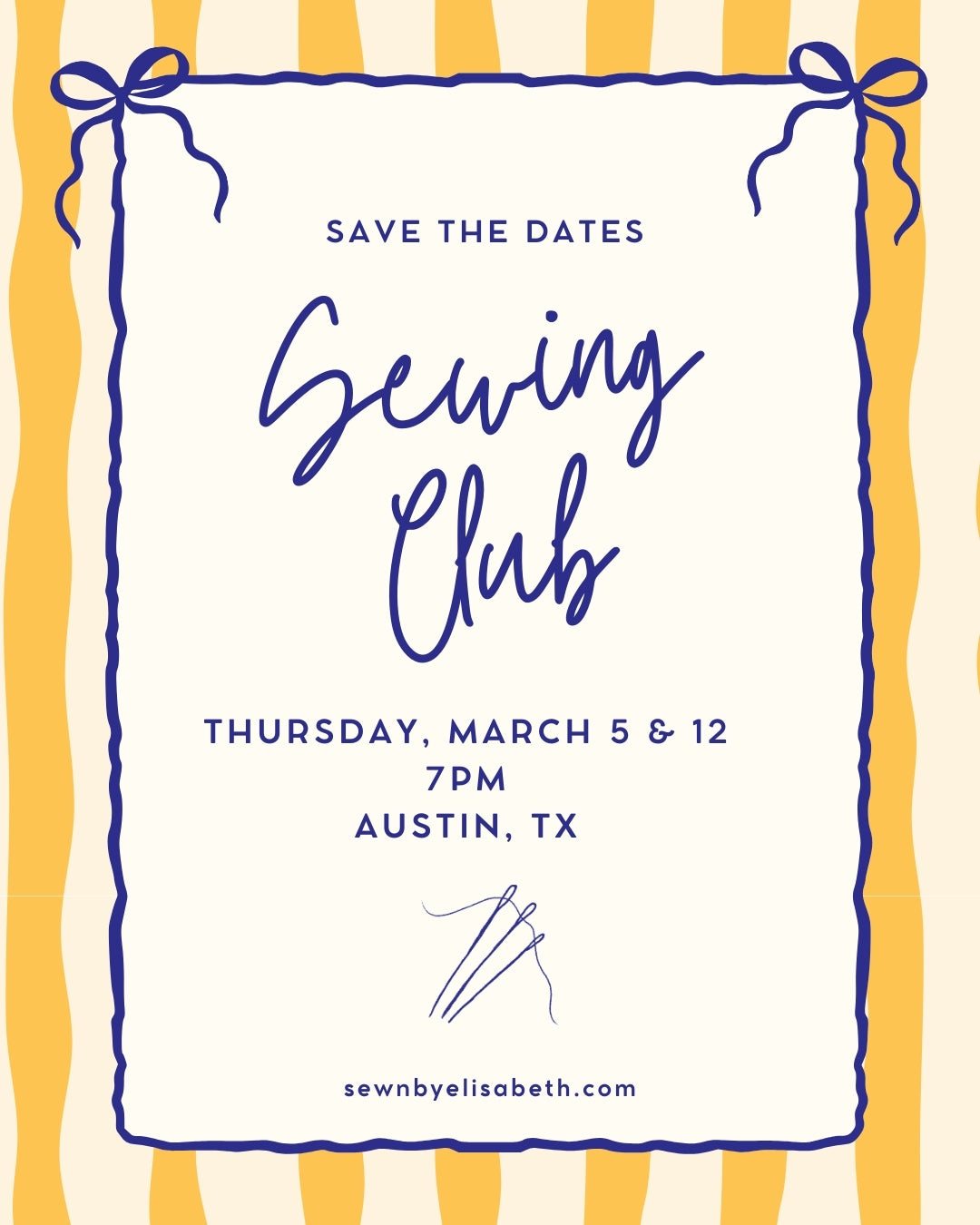 Sewing Club - March 5