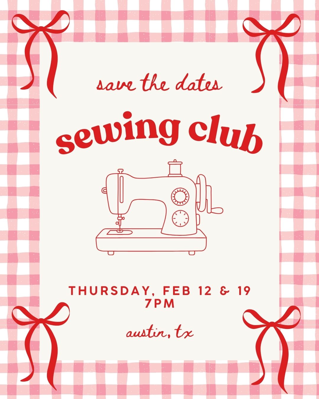Sewing Club - February 19