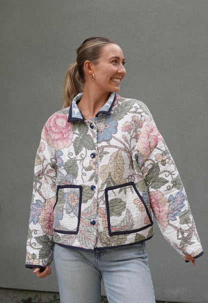 Dotti Quilted Jacket Sewing Pattern | PDF Pattern | Video Tutorial | Size XS-XXL | Instant Download