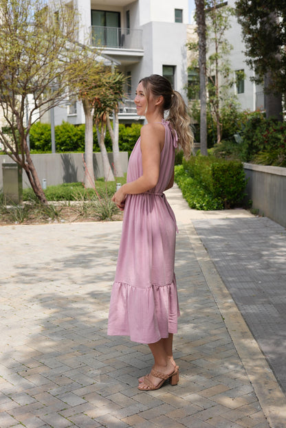 Flowy Maxi Dress Sewing Pattern: Maternity-Friendly, Double-Lined (PDF Pattern)