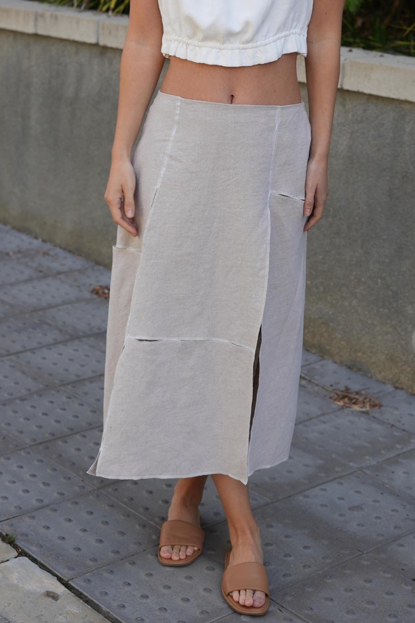 Angela Skirt Sewing Pattern, High & Low Rise, PDF Pattern (instant download)