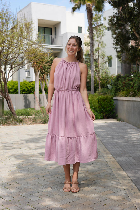 Flowy Maxi Dress Sewing Pattern: Maternity-Friendly, Double-Lined (PDF Pattern)