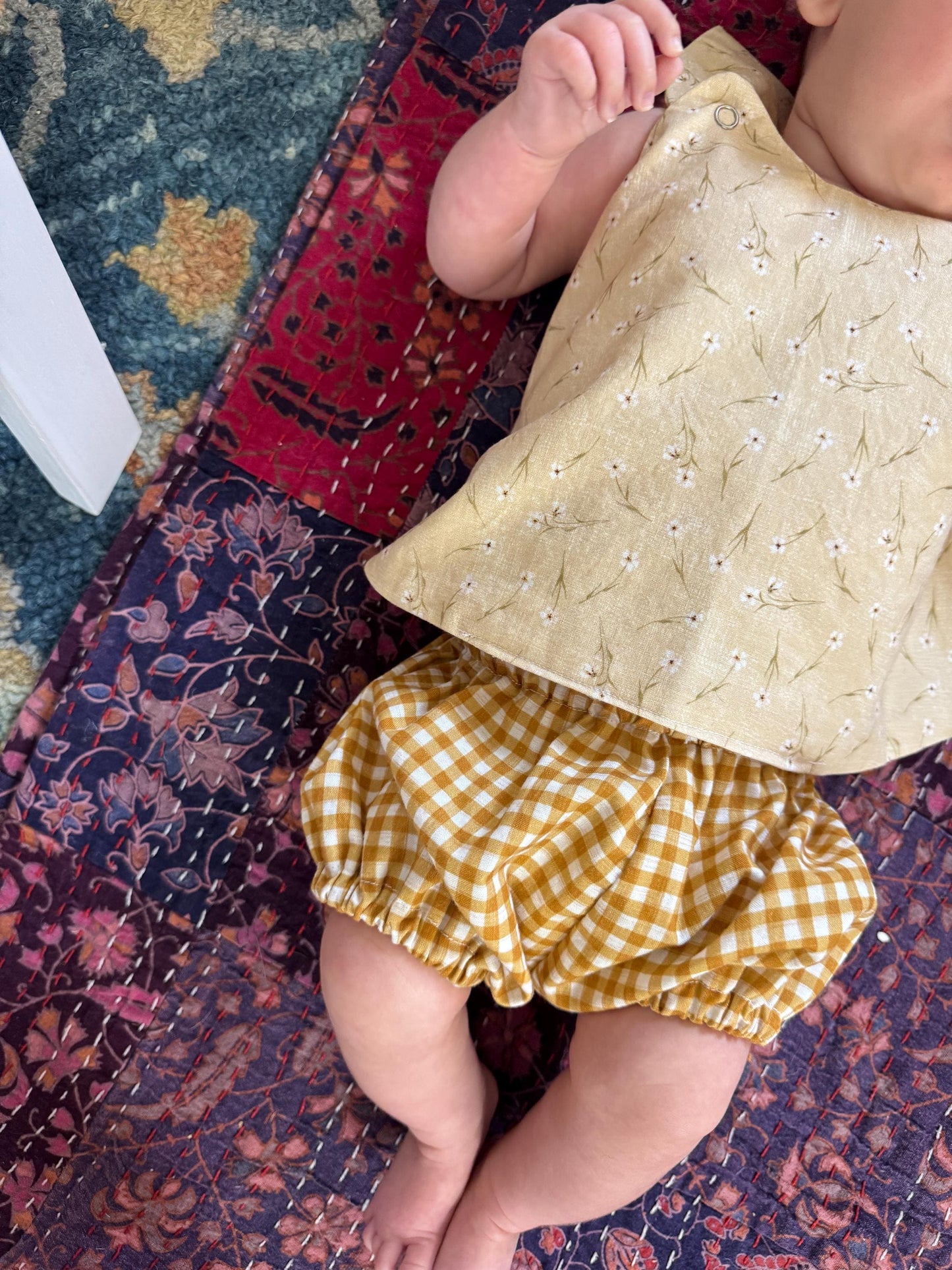 Baby Bloomer & Tunic PDF Sewing Pattern: Reversible, Oversized Fit, Sizes 0-3M to 3T