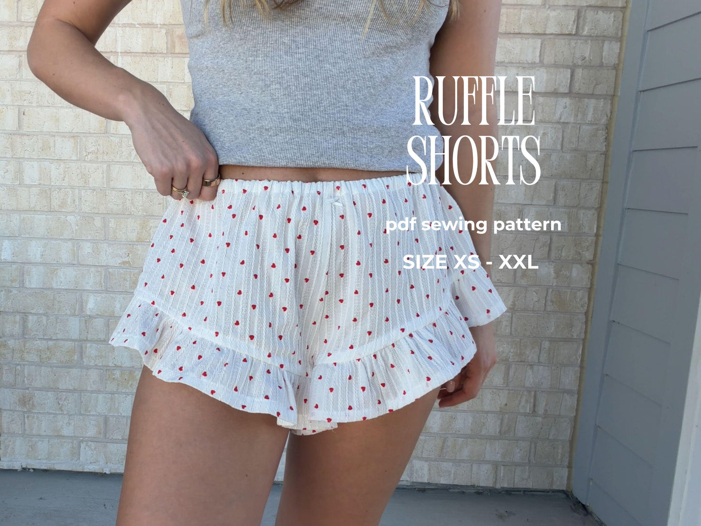 Ruffle Shorts Sewing Pattern